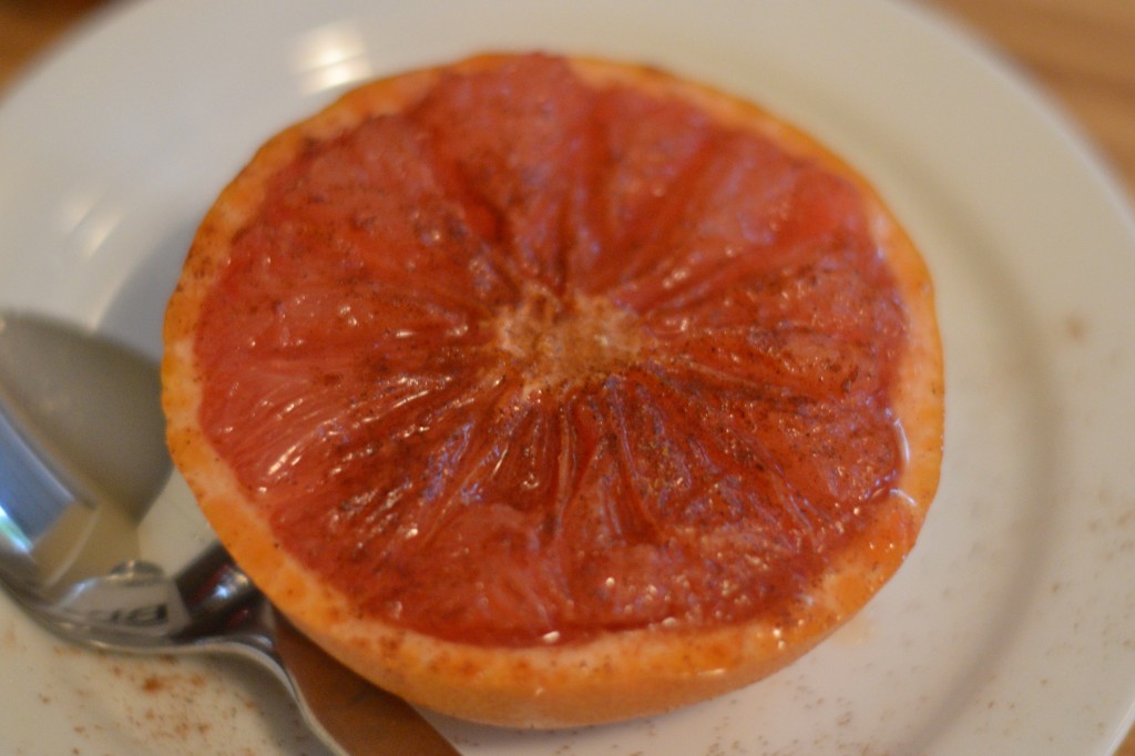 baked grapefruit