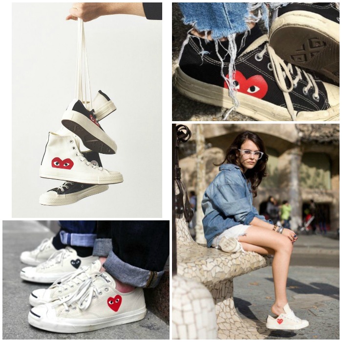 comme de garcons converse outfit